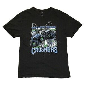 Huf x PBR Shirt Pabst Crushers Washed Washed Black Medium